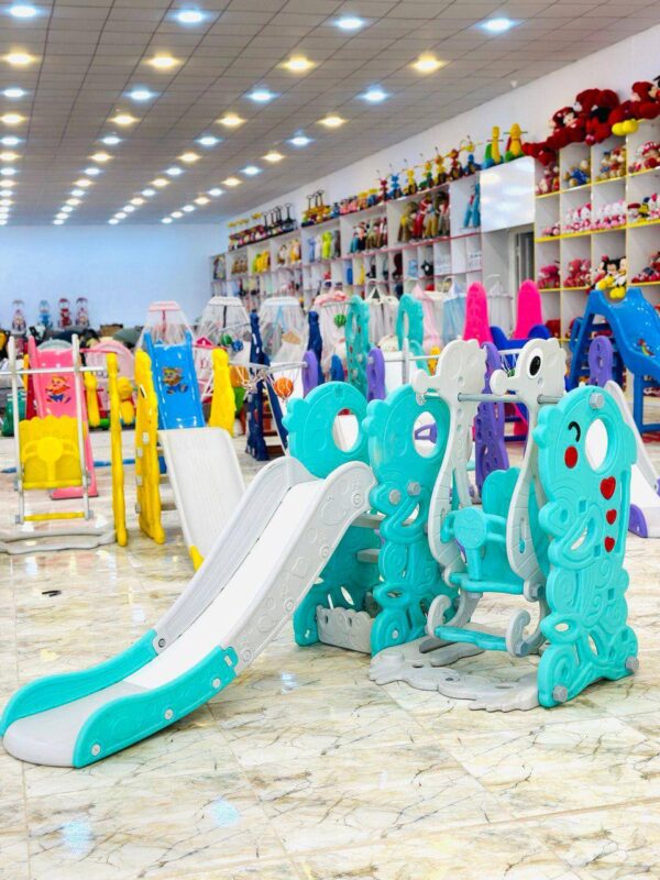 Indoor Baby Elephant Slide Kids Plastic Slide Toy
